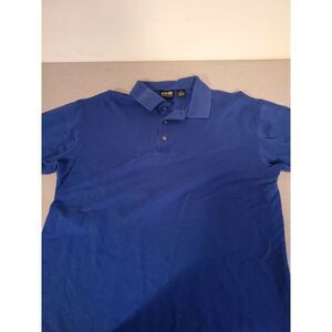 Ping Shirt‎ Mens Sz M Golf Polo Double Mercerized Shortsleeve Blue Pullover